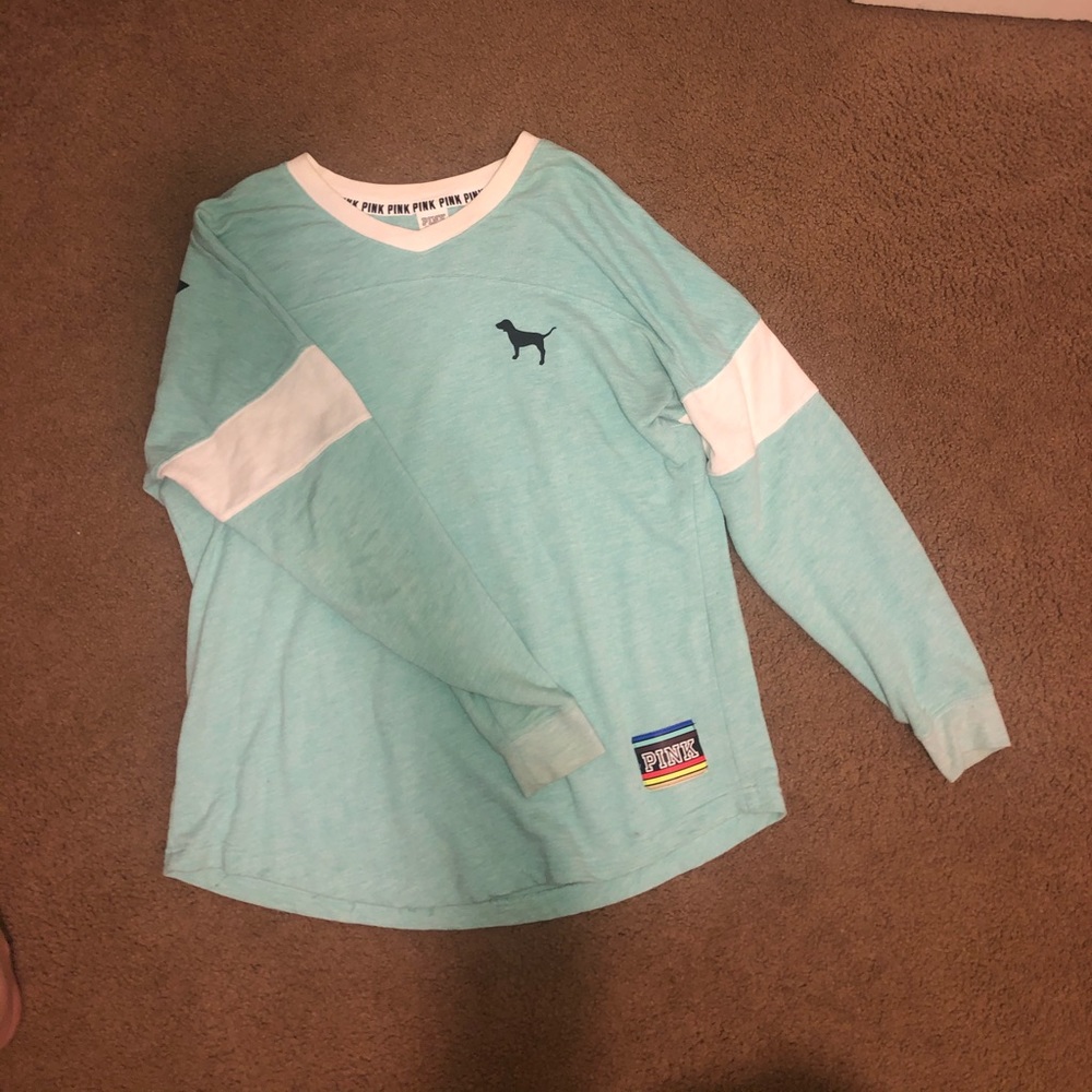 PINK jersey style shirt/sweater
